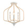 Breezeway Three Light Semi Flush Mount in White Coral (45|52275/3)