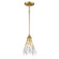 Flora Grace One Light Mini Pendant in Champagne Gold (45|18304/1)