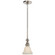 Boston One Light Pendant in Polished Nickel (268|SL 5125PN/SLEG-WG)