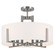 Malen Eight Light Pendant/Semi Flush in Classic Pewter (12|52592CLP)