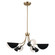 Arcus Five Light Chandelier/Semi Flush in Champagne Bronze (12|52558CPZBK)