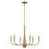 Deela Six Light Chandelier in Champagne Bronze (12|52525CPZ)