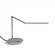 Z-Bar Gen 4 LED Desk Lamp in Silver (240|ZBD3100-W-SIL-PWD)