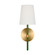 Monroe One Light Wall Sconce in Burnished Brass (454|KSW1081BBSGRN)