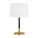 Monroe One Light Table Lamp in Burnished Brass (454|KST1041BBSGBK1)