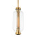 Atwater One Light Hanging Lantern in Patina Brass (67|F7037-PBR)