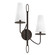 Marcel Two Light Wall Sconce in Textured Bronze (67|B6292-TBZ)