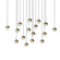 Grapes LED Pendant in Brass Finish (69|2923.14-SML)