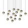 Grapes LED Pendant in Brass (69|2923.14-MED)