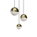 Grapes LED Pendant in Brass Finish (69|2914.14-AST)