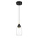 Arabesque LED Mini Pendant in Coal And Brushed Gold (42|P5462-884-L)