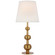 Comtesse LED Table Lamp in Hand-Rubbed Antique Brass (268|PCD 3105HAB-L)