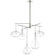 Lomme LED Chandelier in Polished Nickel (268|CD 5025PN-CG)