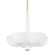 Rimini Five Light Pendant in Gold Leaf / Gesso White (68|360-30-GL/GSW)