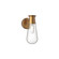 Marcel One Light Wall Sconce in Aged Gold (452|WV464001AG)