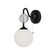 Celia One Light Wall Sconce in Matte Black/Opal Glass (452|WV415306MBOP)