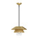 Tetsu One Light Pendant in Brushed Gold/Clear Glass (452|PD475113BGCL)