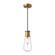 Marcel One Light Pendant in Aged Gold (452|PD464001AG)
