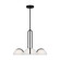 Nido Three Light Chandelier in Midnight Black (454|KC1133MBK)