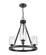 Ballston Three Light Mini Chandelier in Matte Black (405|820-BK-G804)