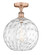 Edison One Light Semi-Flush Mount in Antique Copper (405|616-1F-AC-G1215-12)