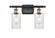 Ballston Two Light Bath Vanity in Black Antique Brass (405|516-2W-BAB-G804)