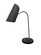 Logan One Light Table Lamp in Black/Satin Nickel (30|L350-BLKSN)