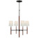 Bryant Wrapped LED Chandelier in Bronze and Saddle Leather (268|TOB 5580BZ/SDL-L)