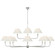 Piaf LED Chandelier in Plaster White (268|TOB 5458PW-L)