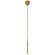 Rousseau LED Pendant in Antique-Burnished Brass (268|KW 5586AB-ECG)