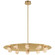 Pertica LED Chandelier in Mirrored Antique Brass (268|KW 5522MAB-ALB)