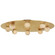 Pertica LED Flush Mount in Mirrored Antique Brass (268|KW 4521MAB-ALB)
