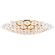 Leighton LED Flush Mount in Soft Brass (268|KS 4068SB-CRE)