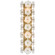 Leighton LED Wall Sconce in Soft Brass (268|KS 2068SB-CRE)