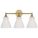 Parkington LED Wall Sconce in Antique-Burnished Brass (268|CHD 2529AB-WG)