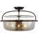 Lorford LED Semi-Flush Mount in Aged Iron (268|CHC 4272AI-MG)