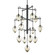 Brixton 13 Light Chandelier in Graphite/Black Chrome (67|F6208-GRA/BCR)