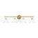 Belcarra Four Light Bath in Satin Brass (454|DJV1014SB)