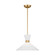 Belcarra One Light Pendant in Satin Brass (454|DJP1091SB) Belcarra One Light Pendant in Satin Brass (454|DJP1091SB)