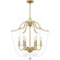 Sunday Six Light Chandelier in Aged Brass (10|SDY5028AB)