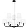 Gallagher Nine Light Chandelier in Matte Black (10|GGR5032MBK)