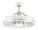 Taylor 20'' Ceiling Fan in White/Polished Nickel (46|TYL24WPLN3)