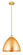 Edison One Light Mini Pendant in Satin Gold (405|616-1S-SG-MBD-16-SG)