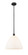 Edison One Light Pendant in Matte Black (405|616-1S-BK-GBD-161)