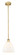 Edison One Light Mini Pendant in Brushed Brass (405|616-1S-BB-GBD-91)