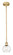 Edison One Light Mini Pendant in Brushed Brass (405|616-1S-BB-G124-6)