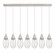 Downtown Urban Seven Light Linear Pendant in Polished Nickel (405|127-450-1P-PN-G450-6SCL)