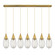 Downtown Urban LED Linear Pendant in Brushed Brass (405|127-450-1P-BB-G450-6SCL)