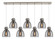 Downtown Urban Eight Light Linear Pendant in Brushed Satin Nickel (405|127-410-1PS-SN-G412-8SM)