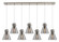 Downtown Urban Seven Light Linear Pendant in Brushed Satin Nickel (405|127-410-1PS-SN-G411-8SM)
